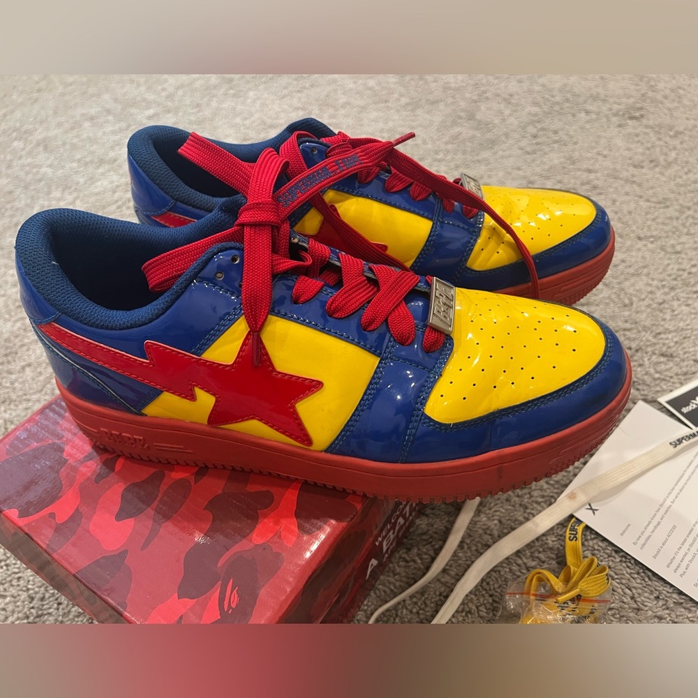 A Bathing Ape Baptista DC Superman (2021)
Men’s Sneakers Size 10.5